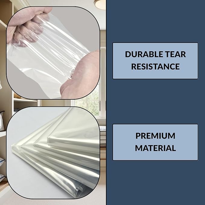 8 Mega Jumbo XXL Vacuum Storage Bags with Pump, Supersized Compression Space Saver for Comforter, duvet, Bedding, Blanket storage, Vacuum Seal Bags for Clothing, Durable Safe Poly Material-NeatNest