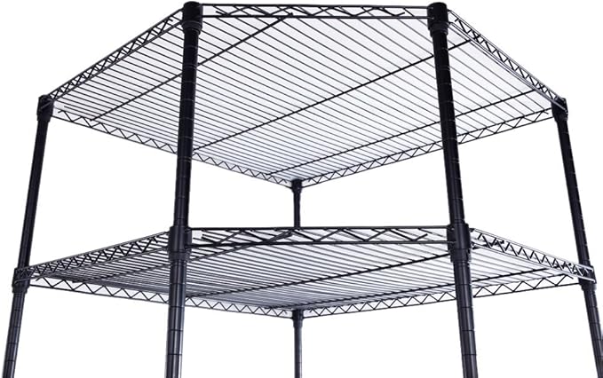 6 Tier Adjustable Storage Shelf Metal Storage Rack Wire Shelving Unit Storage Shelves Metal for Pantry Closet Kitchen Laundry