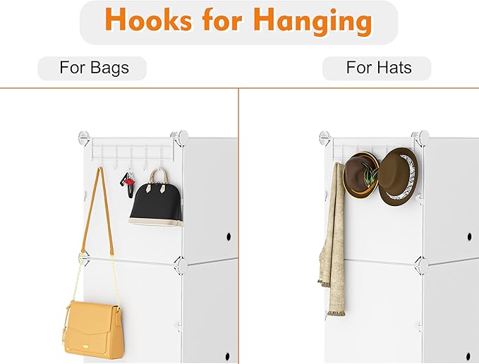 HOMIDEC Shoe Rack, 4 Tier Shoe Storage Cabinet 16 Pair Plastic Shoe Shelves Organizer for Closet Hallway Bedroom Entryway-NeatNest
