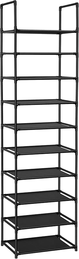 FIDUCIAL HOME 10 Tiers Shoe Rack 20-25 Pairs Sturdy Shoe Shelf-NeatNest