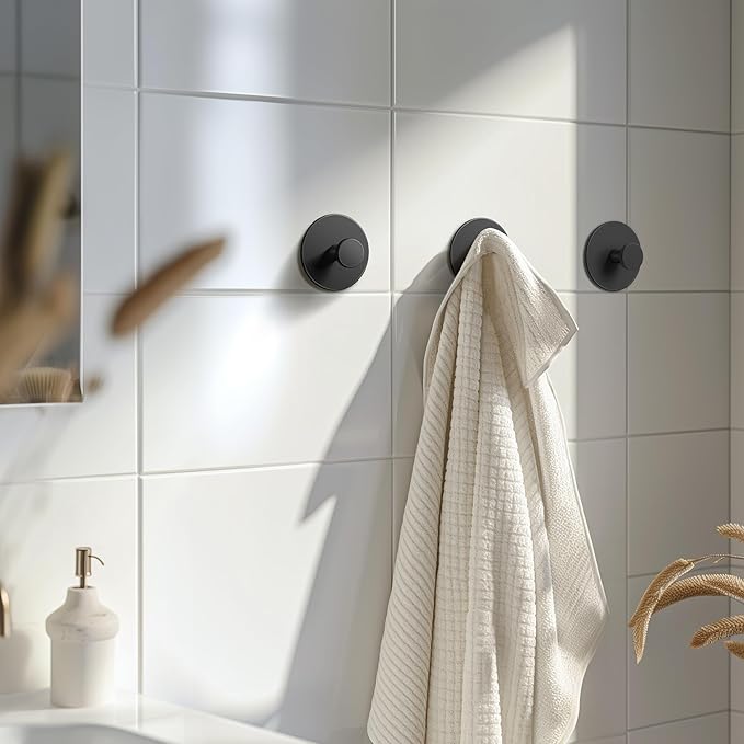 10-Pack Adhesive Wall Hook for Coat and Towel: Extra Sticky 12 LB (Max), Stainless Coat Rack Door Holder Hanger, White Heavy Duty