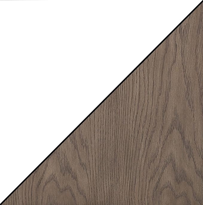 Convenience Concepts Oxford Console Table 39.5" - Sofa Table with Storage Shelf, Transitional Entryway Hall Table for Living Room and Bedroom, Display Foyer Table, Driftwood/White-NeatNest