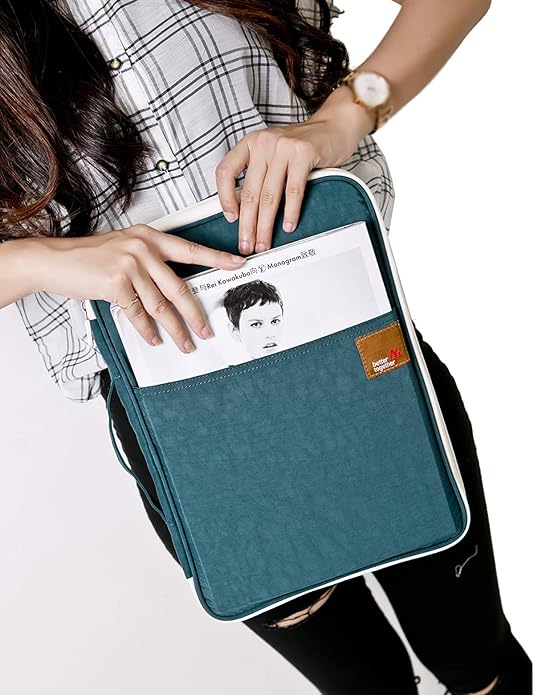 Document A4 Bag Case Waterproof Organizer Portfolio Office Travel Zipper Multi-Function Pouch