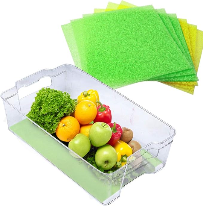 Fruit & Veggie Life Extender Drawer Liner - Refrigerator Organizers and Storage, Fridge Shelf Liners