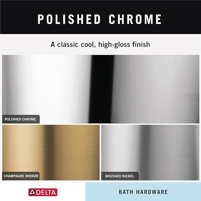 Delta 75935 Trinsic Single Towel Hook in Polished Chrome-NeatNest