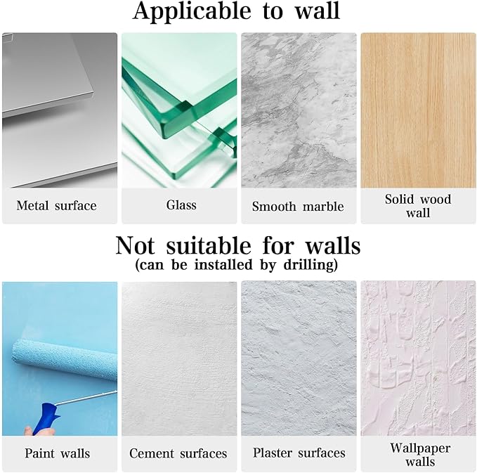 Coat Hooks Wall Mounted, Black Coat Rack with 5 Hooks Adhesive & Screw in Door Hooks Heavy Duty Coat Hanger Towel Hooks for Wall Towels Clothes Hat-NeatNest