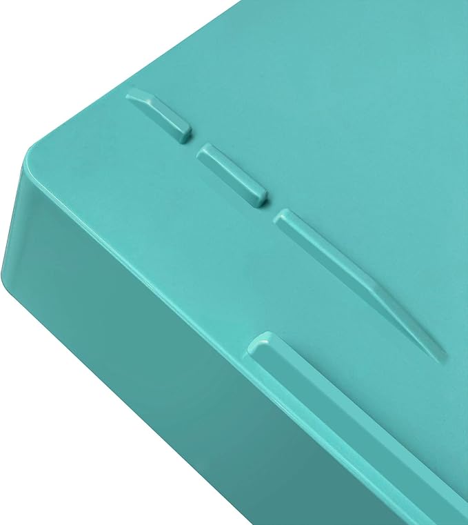 Acrimet Stackable Letter Tray Front Load, Letter Size, Plastic, Solid Green Color, 1 Unit-NeatNest