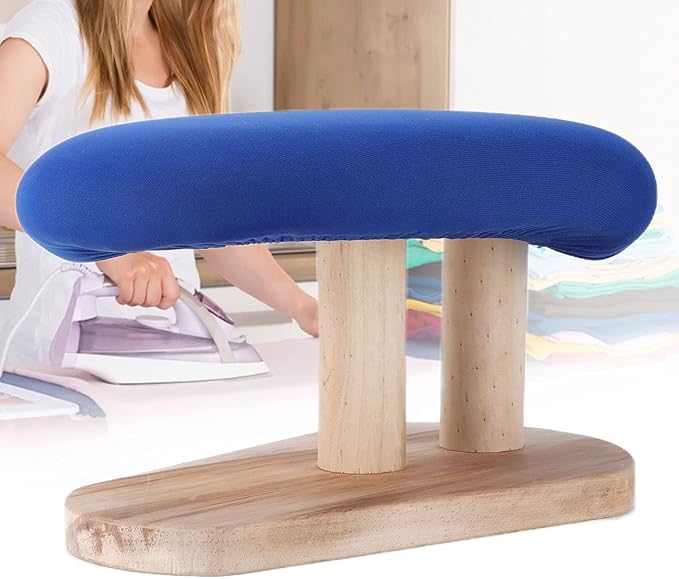 Ironing Board, Flexible Steam Iron Rest, Ironing Board Elastic Edge Rounded Stable EcoFriendly Ironing Table for Sewing Craft Rooms or Home (Square Ironing Stool)