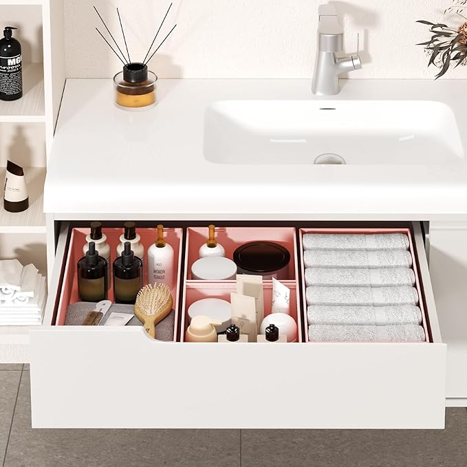 DIMJ Drawer Organizer Clothes Storage - 20 Pack Baby Dresser Organizer for Nursery, Foldable Closet Drawer Organizer Bins for Bedroom Organization, Fabric Storage Dividers for Socks, Underwears, Bras-NeatNest
