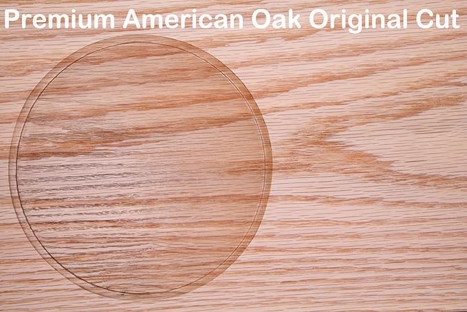 12" USA Oak Wood Lazy Susan Organizer Kitchen Turntable for Cabinet Pantry Table Organize