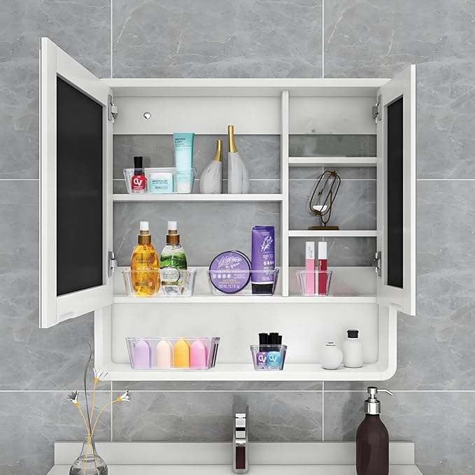 Drawer Organizer, Makeup Organizer, Desk Drawer Organizer, Acrylic Storage Bins for Makeup, Skincare, Jewelry, Office Supplies Used in Vanity, Kitchen, Bedroom, Bathroom, Office - 15pcs-NeatNest