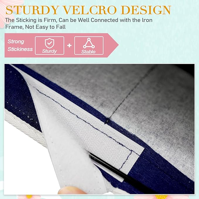 Bedside Storage Caddy/Bedside Hanging Storage Bag for Headboards Bunk Beds Dorm Rooms Book Phone Magazine Holder (2PC Navy Blue)-NeatNest