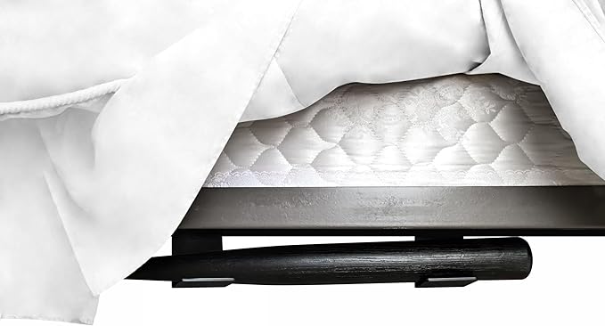 Dual Shelf - Concealed Under Bed Hidden Shelf for Baseball Bat, Shotgun, Rifle, Baton, Gun Or Golf Club - Ideal Concealed Gun Storage for Quick Access Self Defense Items - Sold in Pairs-NeatNest