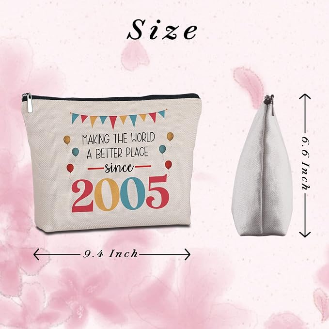 Birthday Gifts for 18 Year Old Travel Makeup Bag 18th Birthday Gifts for Her Gifts 18 Years Old Gift Ideas for Daughter Sister Best Friend-NeatNest