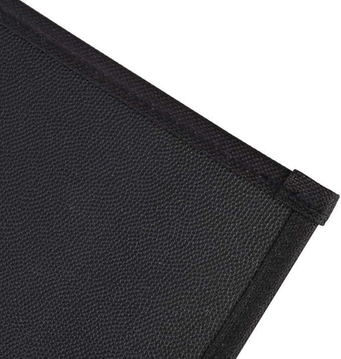 Bedside Caddy,Bedside Organizer Caddy Under Mattress,Holds Magazines,Books (4 Pockets-Black)-NeatNest