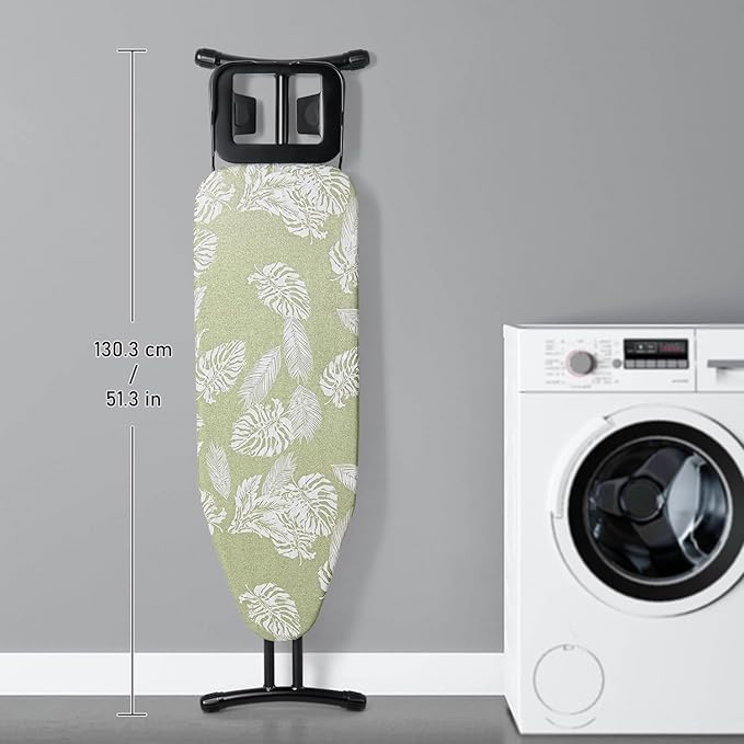 Duwee 12"x36" Ironing Board with Heat Resistant Cover and Thicken Felt Pad, Heavy Sturdy Legs
