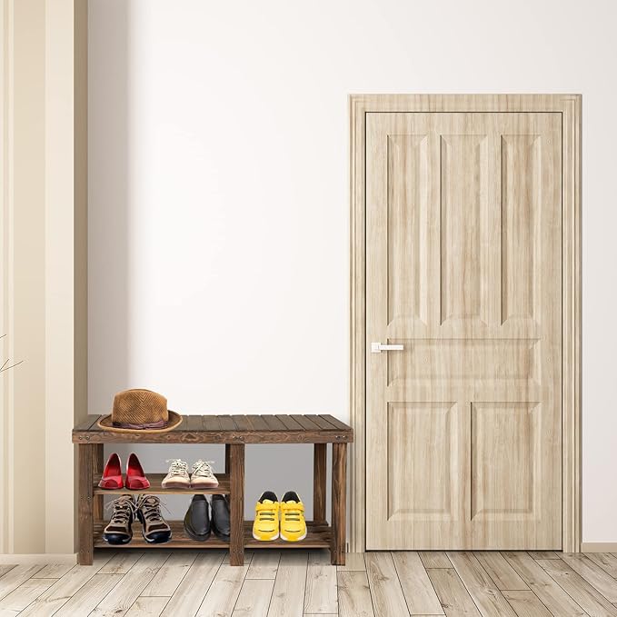 Shoe Rack Bench, 3 Tier Sturdy Shoe Bench, Storage Organizer, Holds up to 350lbs for Entryway Organizer Bedroom Living Bathroom Room Balcony.
