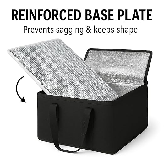 Additional Bottom Plate 2-Pack XXXL Insulated Food Delivery Bag Cooler Bags Keep Food Warm Catering Therma for doordash Catering Cooler Bags Keep Food Warm Catering-NeatNest
