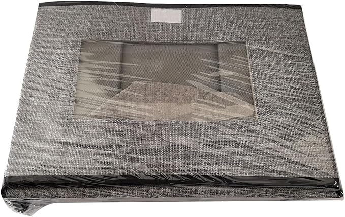 Fabric Basket with Lid, 5-Pack Decorative Linen Closet Organizers Bins, 15 x 9.8 x 9.8 inch Storage Containers for Shelves, Cubes with Handles, Gray