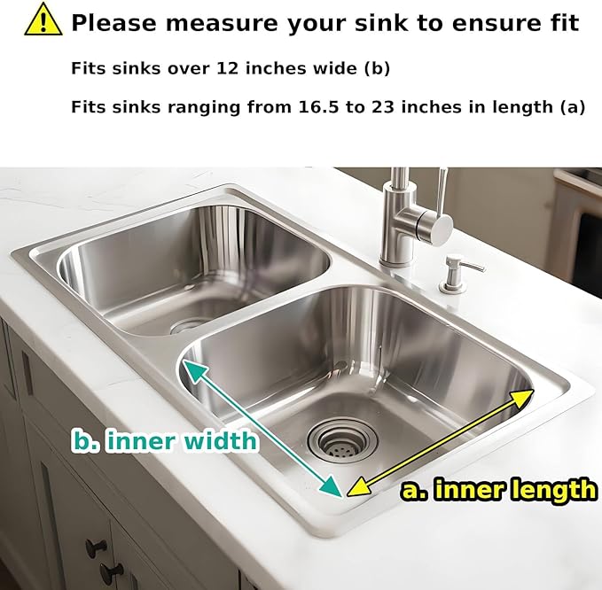 Dish Drying Rack in Sink Expandable Stainless Steel Kitchen Dish Drainer with 4 Cup Holders, Silver