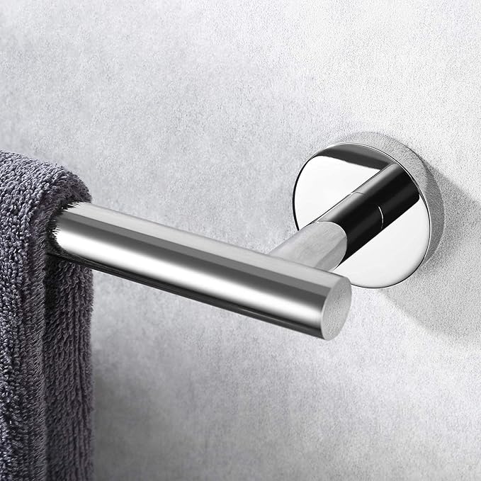 KES 21.3 Inches Towel Bar for Bathroom Kitchen Hand Towel Holder Dish Cloths Hanger SUS304 Stainless Steel RUSTPROOF Wall Mount Polished Steel, Total Length 23.6 Inch, A2000S60
