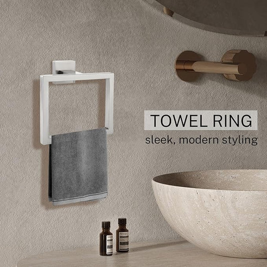 Brushed Nickel Towel Ring Towel Holder for Bathroom Bath Towel Hanger SUS304 Stainless Steel Bathroom Hardware Accessories Wall-Mounted-NeatNest