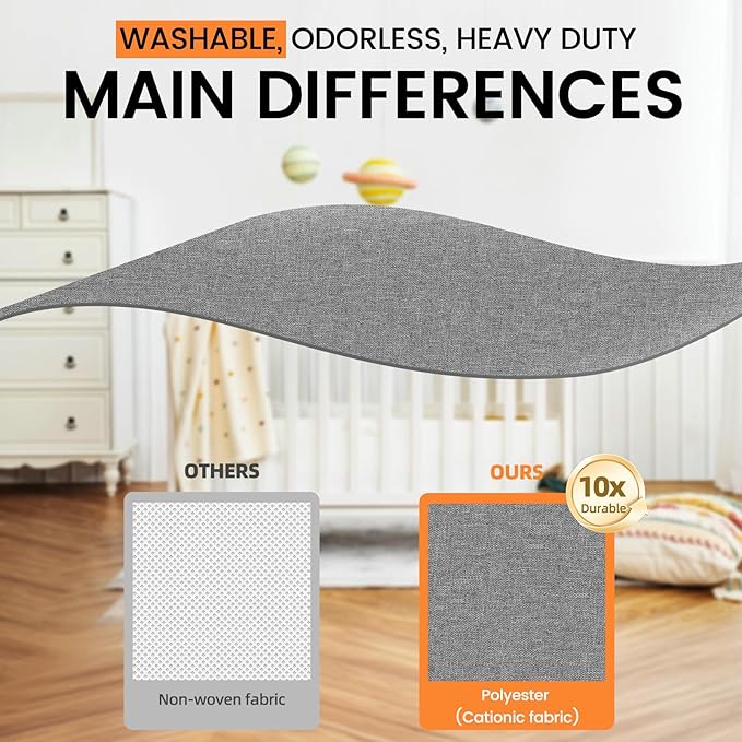 Criusia 3 Pack Sock Underwear Organizer Dividers, 64 Cell Drawer Fabric Foldable Cabinet Closet Storage Boxes for Storing Socks, Underwear, Ties (16+24+24 Cell, Gray)-NeatNest