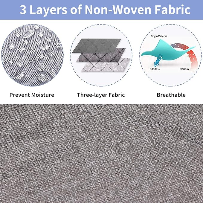 Fixwal 2 Pack Under Bed Storage Containers, Below 4.5 Inches Low Profile Underbed Organizer Clothes Storage with Sturdy Sidewalls and Bottom-NeatNest