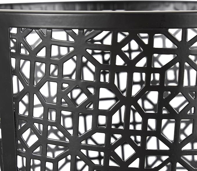 Deco 79 Umbrella Stand, 11" x 11" x 25", Black-NeatNest