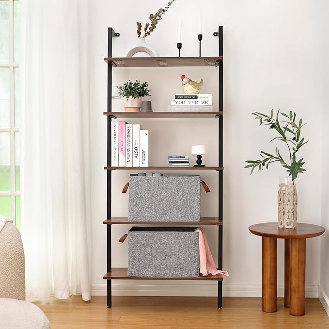 GRANNY SAYS Storage Baskets for Shelves, Closet Organizer Bins, Clothes Storage Bins with Metal Frame, Extra Large Baskets for Organizing and Storage, Collapsible, Gray, 2-Pack-NeatNest