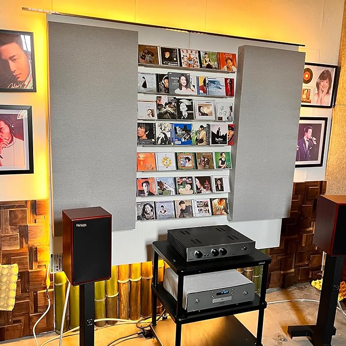 Acrylic Wall Shelf -3 Size&2Color (Clear- 4P, 1.6X15 inches)