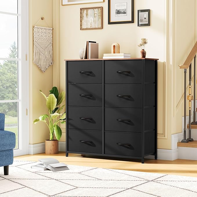 DWVO 8-Drawer Fabric Dresser, Furniture Storage Tower Cabinet, Organizer for Bedroom-NeatNest