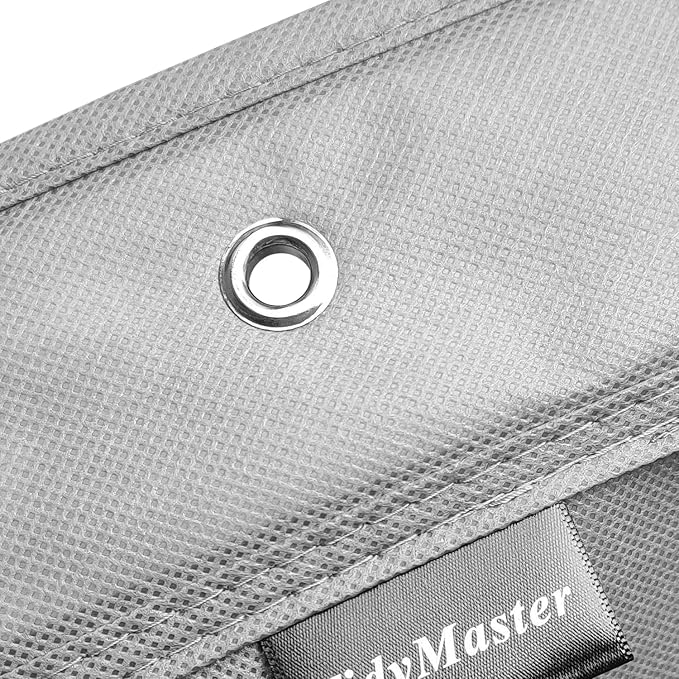 28 Large 1 Pack Transparent Pockets Over The Door Shoe Organizer Sturdy Hanging Shoe Rack for Door Closet Sneakers or Accessories, 4 hooks(Grey)-NeatNest