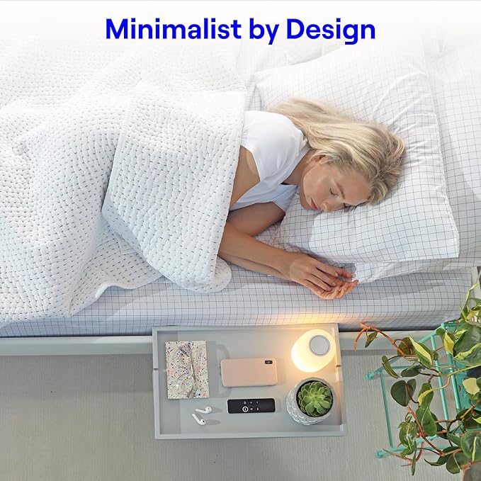BedShelfie Bedside Shelf for Dorm Room Bunk Bed & Top Bunk, College Dorm Room Essentials, Bedside Caddy, Clip on Floating Desk Tray, Bed Side Table Storage, Loft Nightstand Decor - Cable Catch, White-NeatNest
