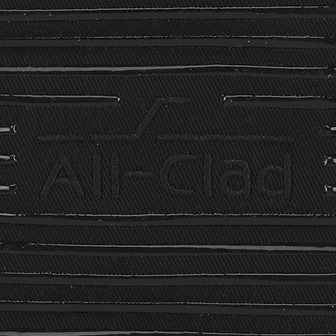 All-Clad Premium Pot Holder & Hot Pad: Heat Resistant to 500 Degrees - 100% Cotton, 10""x6.25"" Hot Pad for Kitchen and Barbeque, (2-Pack), Black