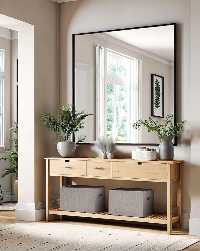 DECOMOMO Storage Bins for Shelves Robust Fabric Closet Bins for Shelves Toy Storage Clothes Books (Pack of 3 – Light Grey)-NeatNest