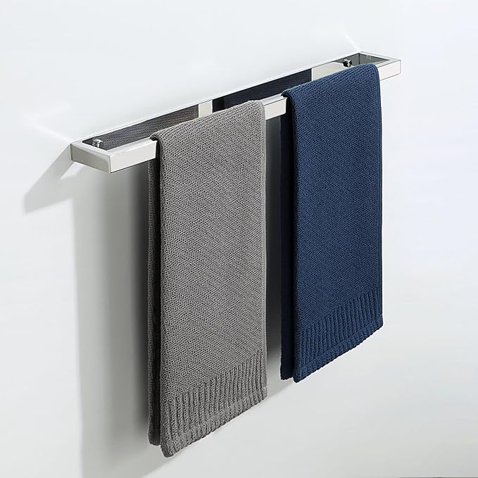 Alise Bath Towel Bar,Wall Mount Towel Holder Towel Rack Towel Hanger for Bathroom Lavatory,20 Inch SUS304 Stainless Steel Towel Rail,Polished Chrome GJF050-C