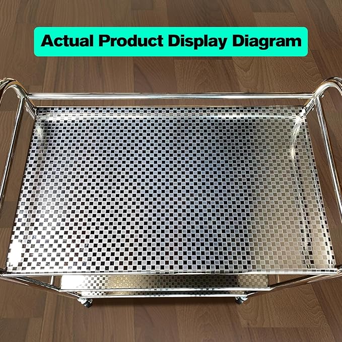 Susunnus Stainless Steel Cart With Wheels - 3 Tier Kitchen Utility Cart, Metal, Movable, Suitable for Various Occasions - Gift Tools