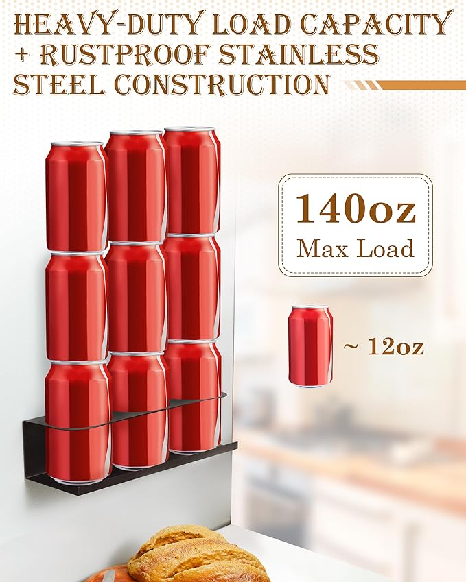 Black 2 Pack Magnetic Cup Holder with Lid Holder (1PC) Fridge for 30 & 40 oz Tumbler - Strong Fridge Mount - Water Bottle Organizer for Metal- No Drill Cup Accessories for Car, Kitchen, Office-NeatNest