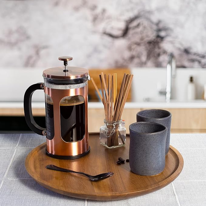 Acacia Wood Lazy Susan Organizer Kitchen Turntable for Cabinet, Table, Pantry or Countertop-NeatNest