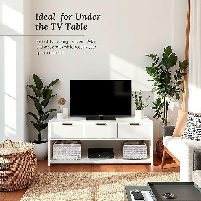 DECOMOMO White Wicker Baskets, Back of Toilet Basket, Bathroom Basket Organizer, Countertop, Home Decor (White, Set of 2)-NeatNest