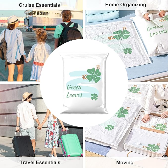 18 Pack Vacuum Storage Bags for Travel Clothing with High Pressure Electric Pump, 3 Sizes Large/Medium/Small Space Saver Bag Vacuum Sealed for Luggage Blankets, Vacuum Seal Bag for Bedding Comforters-NeatNest