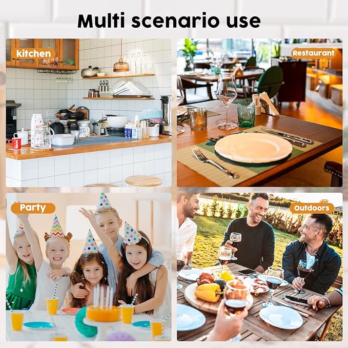 Cutlery Storage Organizer, Silverware Caddy with 3 Cavities Clear Silverware Holder Knife Fork and Spoon Organizer Tableware Storage Box for Kitchen Countertop Dining Room Home Office Desk Party Table-NeatNest