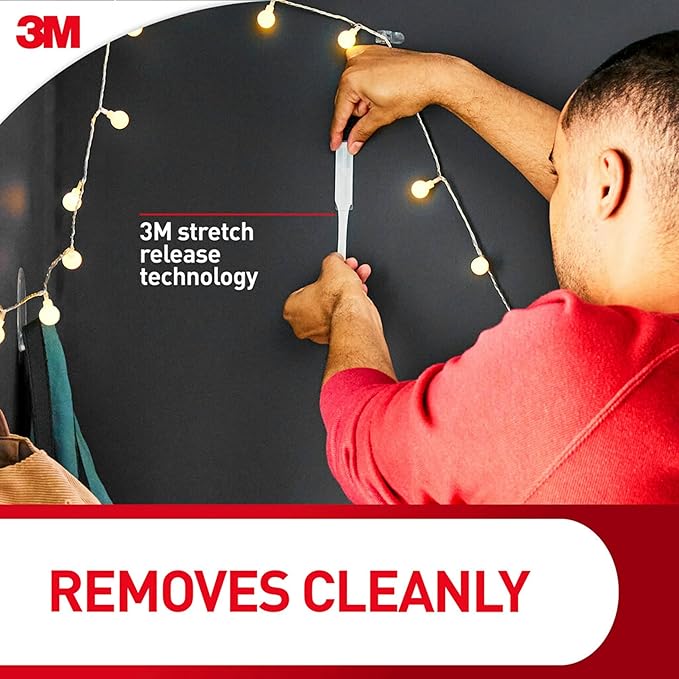 Command Large Brushed Nickel Double Hooks, 2 Hooks and 2 Command Strips, Damage-Free Hanging Wall Hooks with Adhesive Strips, No Tools Coat Hooks for Hanging Home Decor, Holds up to 4 lb-NeatNest