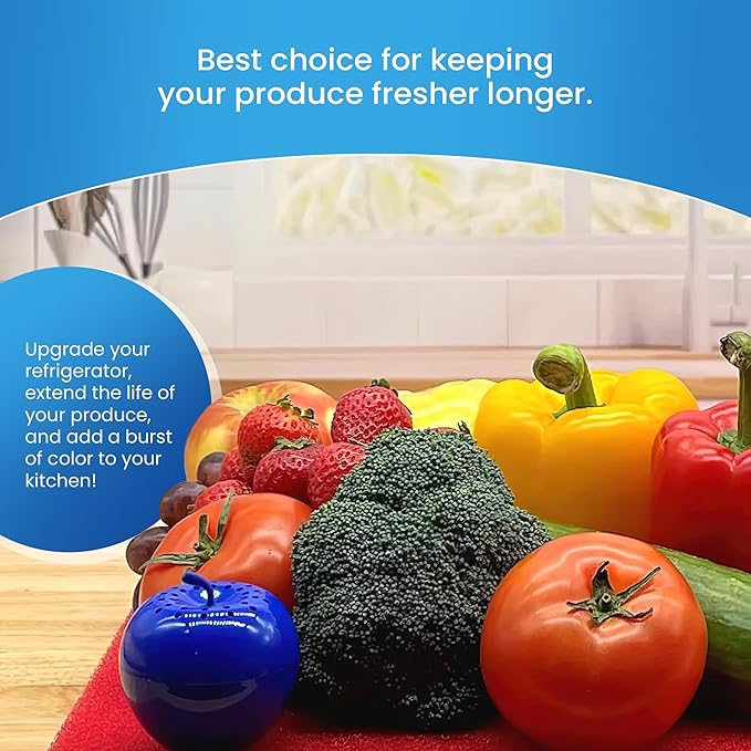 Bluapple FreshMats, Refrigerator Bin Liner, Fridge Drawer Mats, Crisper Life Extender Liner Keeps Produce Fresh Longer, Anti-Bruising, Helps Air Circulation, Washable & Reusable (4-Mats, 12x15, Red)