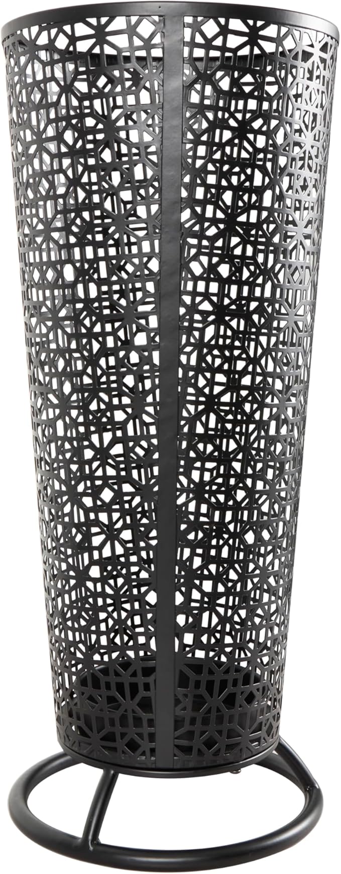 Deco 79 Umbrella Stand, 11" x 11" x 25", Black-NeatNest