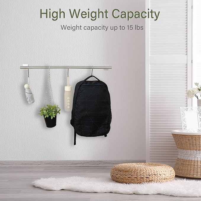 Alise Bathroom Towel Bar, 32 Inch Towel Racks for Bathroom, SUS304 Stainless Steel Towel Holder Heavy Duty Wall Mounted Towel Rack Brushed Nickel Towel Bar