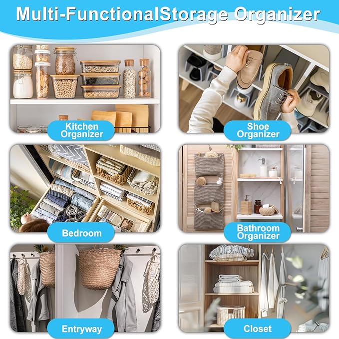 Aheroi Over the Door Shoe Organizer, 24 Pockets Mesh Shoe Organizer Door Hanger, Large Hanging Shoe Rack Holds Up to 40 lbs, Closet Shoe Behind Door Shoe Rack, Durable Shoe Storage Hanging Bag