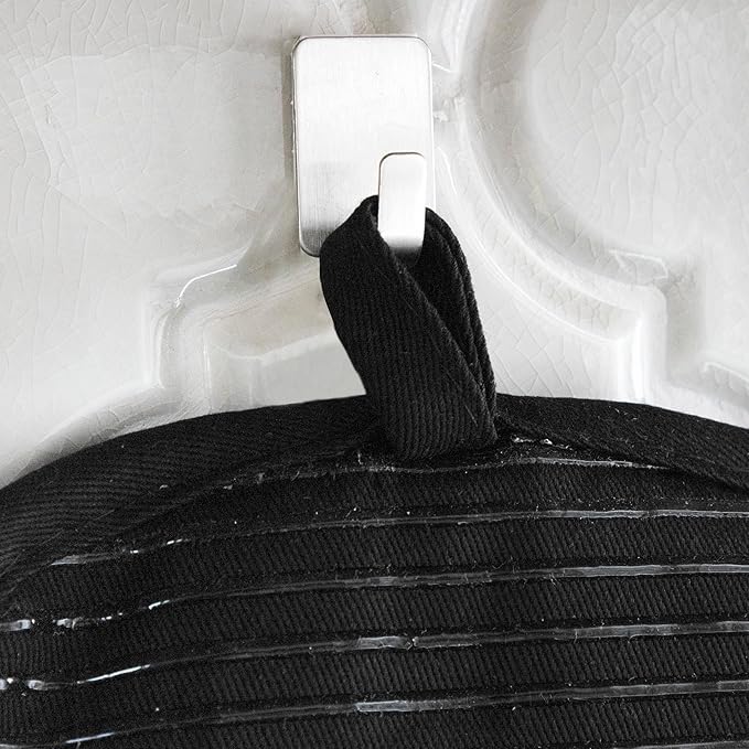 All-Clad Premium Pot Holder & Hot Pad: Heat Resistant to 500 Degrees - 100% Cotton, 10"x6.25" Hot Pad for Kitchen and Barbeque, 4-Pack, Black