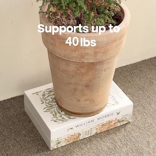 Book Shape Decorative Cable Management Box - Expandable Cable Organizer Box with Magnetic Closure for Home & Office (Blue Coral, Standard)-NeatNest